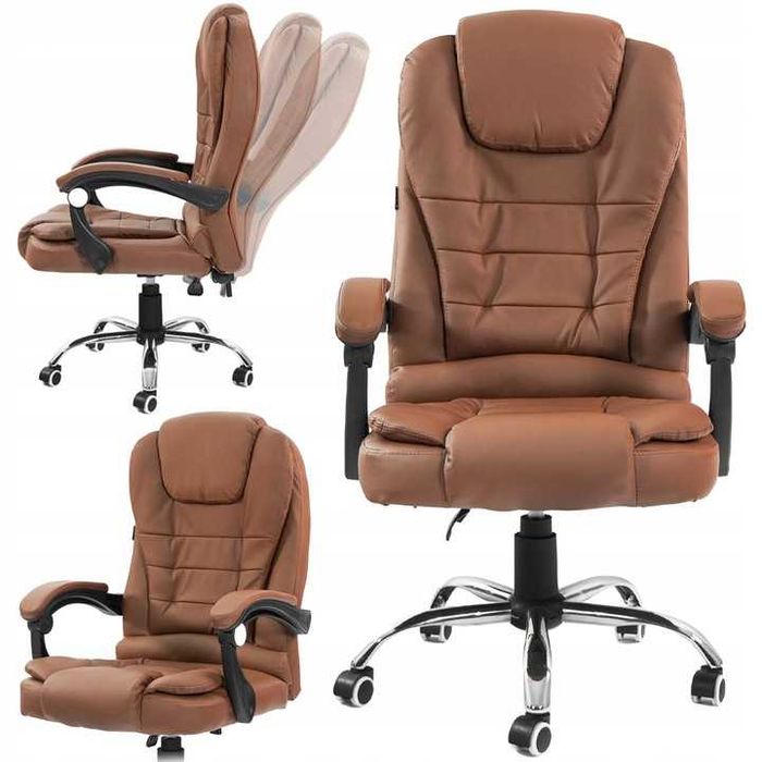 NOWY Fotel Biurowy Ergonomiczny Do Biurka Obrotowy Krzesło Biurowe FV