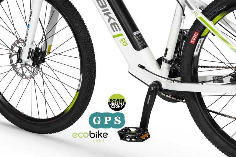 Rower elektryczny Ecobike SX 3 z bat.17,5Ah+GPS+Ubezp. AC w cenie