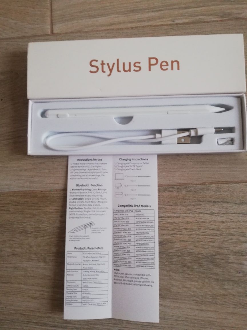 Rysik do Apple iPad od 2018 roku, Stylus pen.