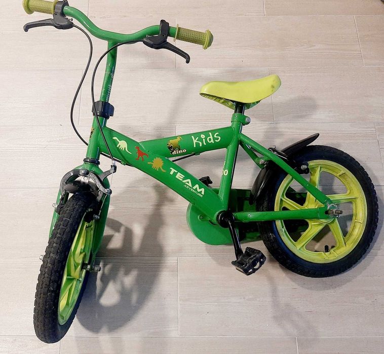 Bicicleta de Criança - Team Adventure Dino (verde)