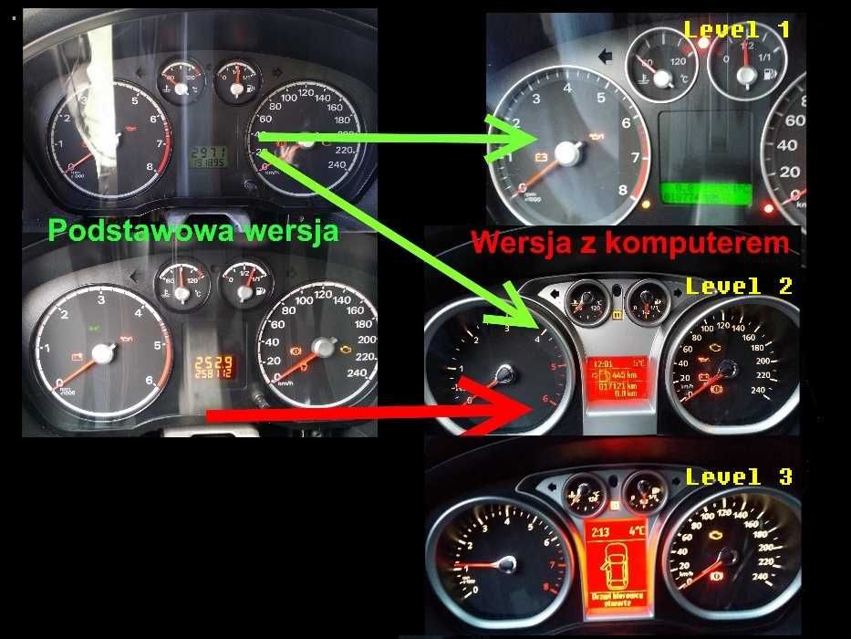 Zegary licznik z komputerem Ford Focus Mk2 Cmax Kuga