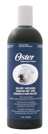 Szampon waniliowy dla psa Snow White, 473 ml, do białej sierści, Oster
