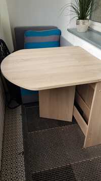 Stół rozkladany, półka jak Ikea dąb sonoma