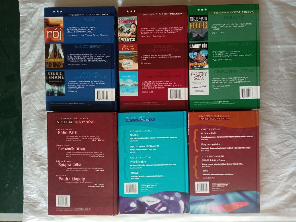 Reader's Digest- zestaw 6 książek