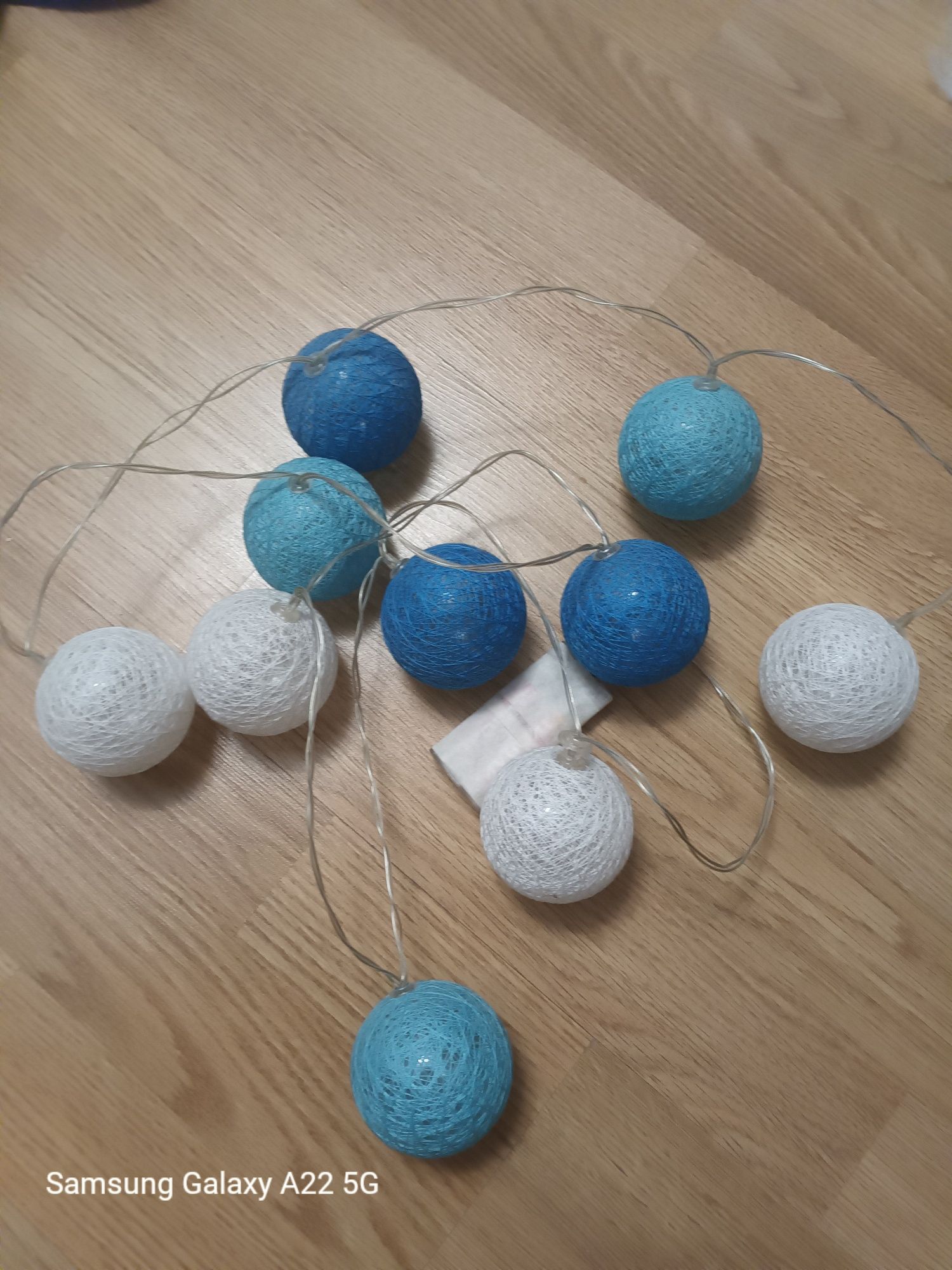 Cotton balls niebieskie