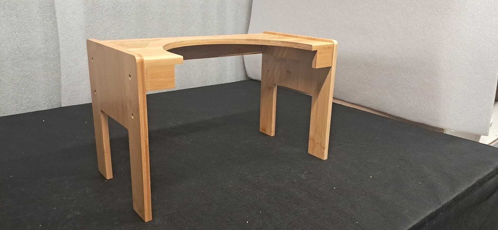 Taboret toaletowy podpórka  Drewno BAMBUS