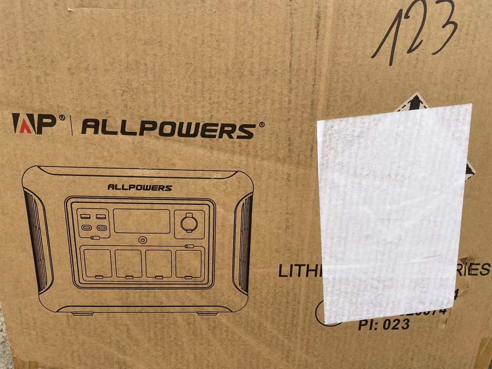 Портативная электростанция ALLPOWERS 1,8 кВт, аккумулятор LiFePO4