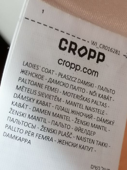 Futro futerko futrzany płaszcz CROPP r. L