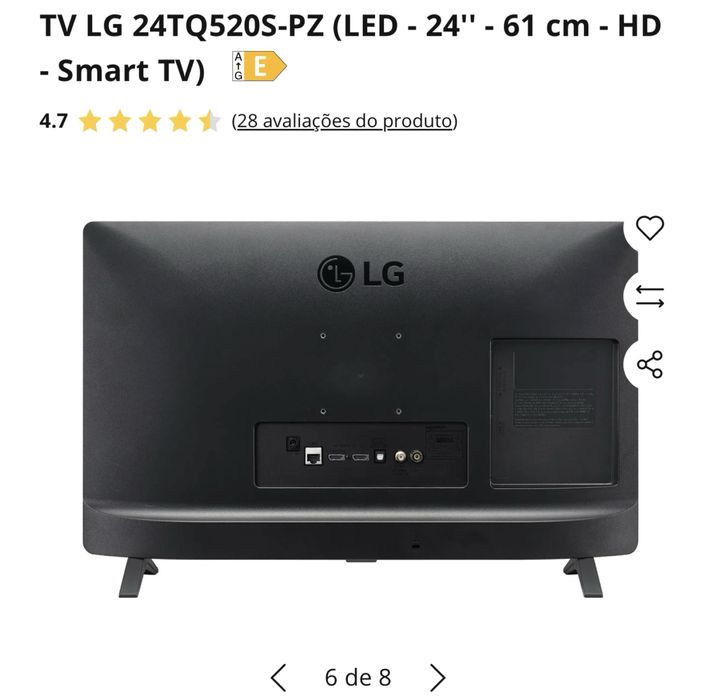 Televisor marca LG