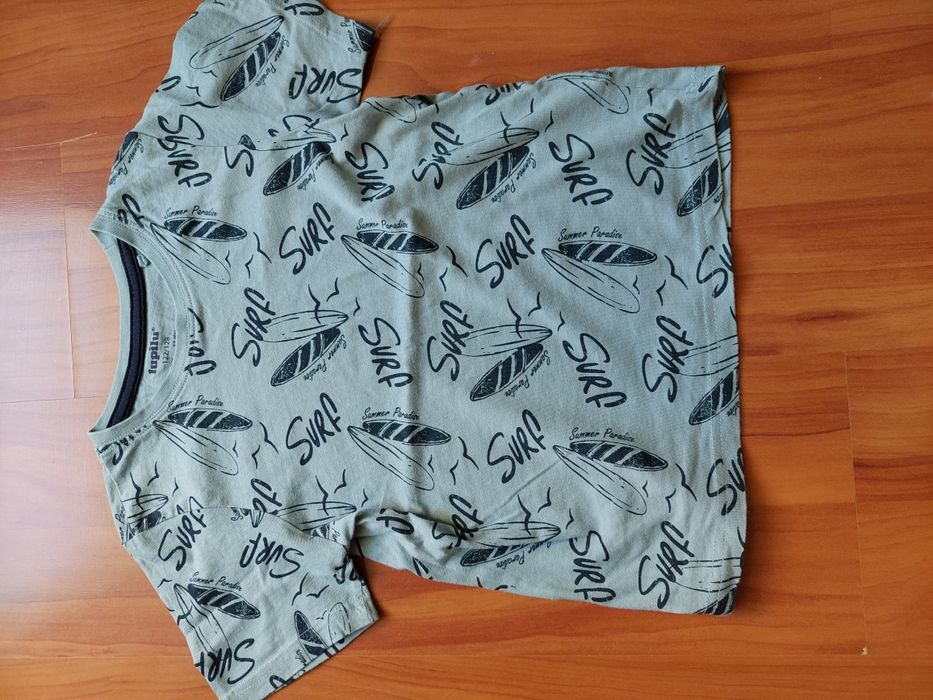 Zestaw/komplet 7 szt t-shirt koszulka na krótki rękaw 122