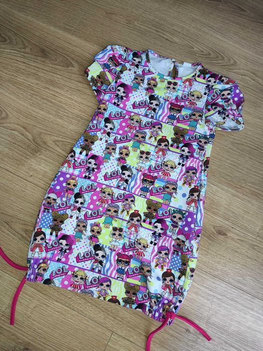 Bawełniana sportowa sukienka z kieszeniami lol L.O.L Surprise 122