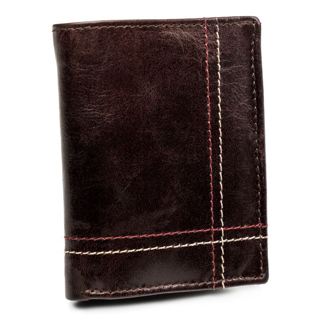 mały, skórzany portfel z ochroną rfid stop - always wild