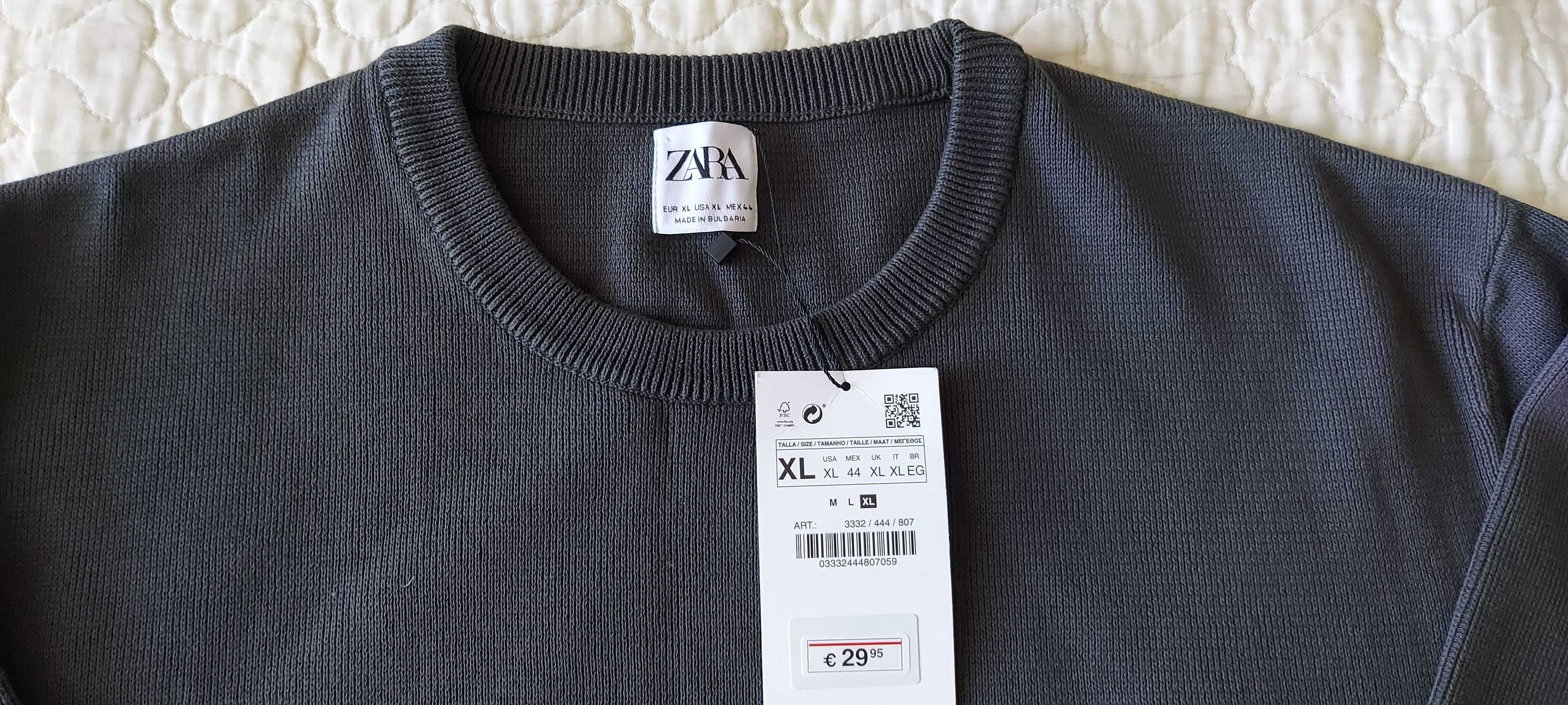 Мужской свитер Zara Зара размер XL не СТОК