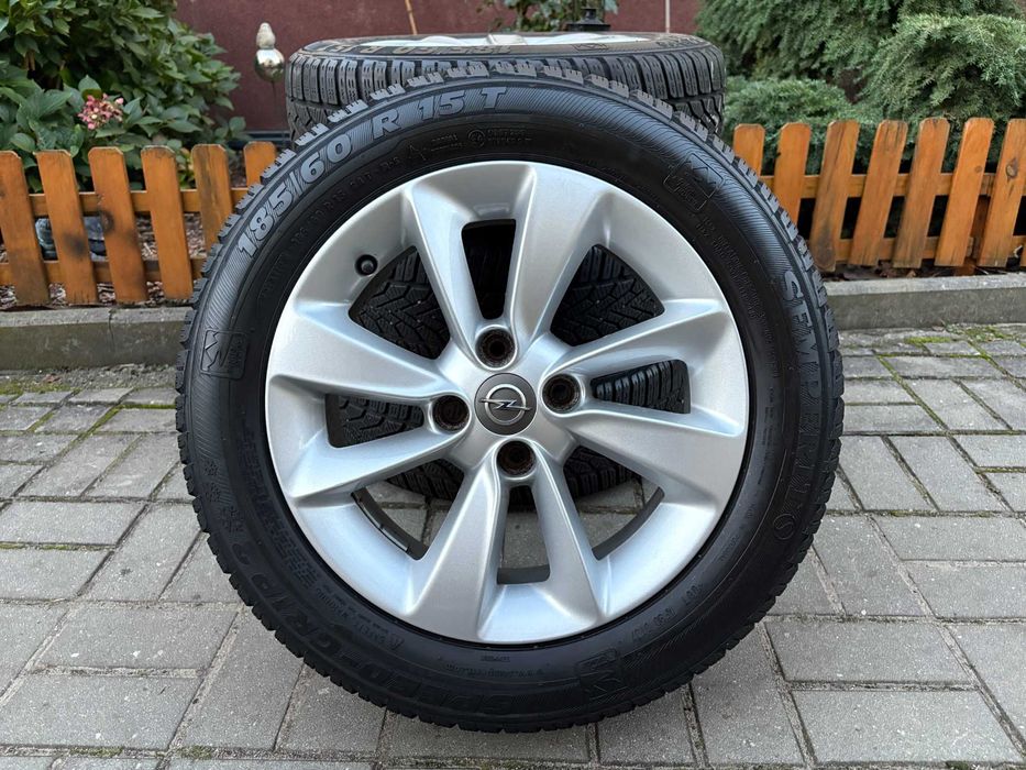 Oryginalne Koła 4x100 Zimowe Opel ADAM Corsa C D E 15 cali 185/60/15