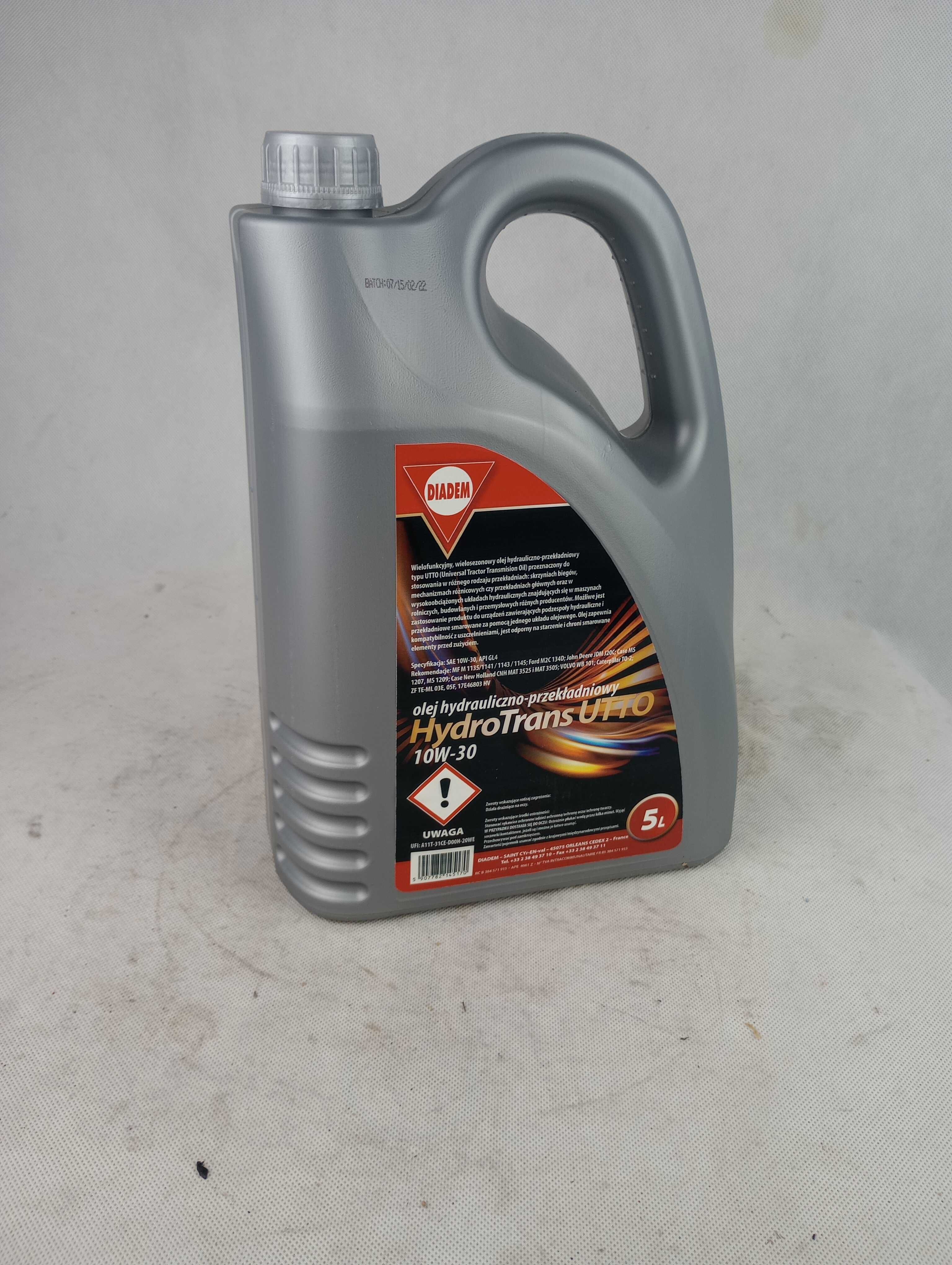 Olej Diadem Hydro Trans UTTO 10W/30 5L