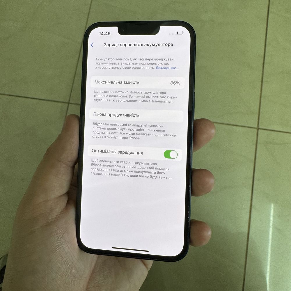 Телефон iPhone 14 128 GB Midnight Neverlock Європа