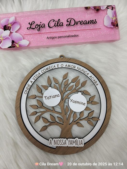 Ornamento Árvore da Família