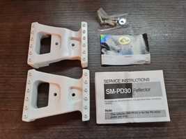 Nakładki na pedały SM-PD30 białe,RetroBike