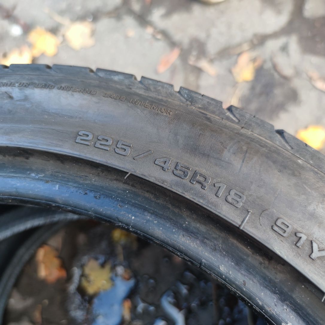 opony lato 225x45x18 GOODYEAR 4szt 600zł 2015r