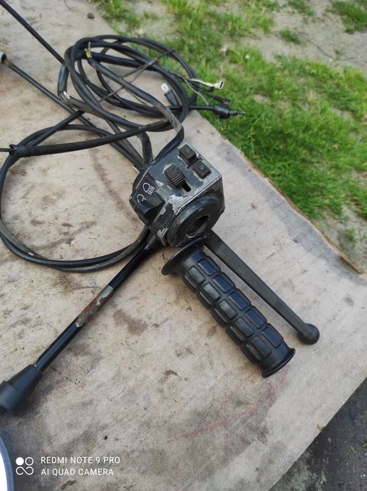 Przełączniki rolgaz lusterka kpl na kierownicę Simson org DDR 9.347