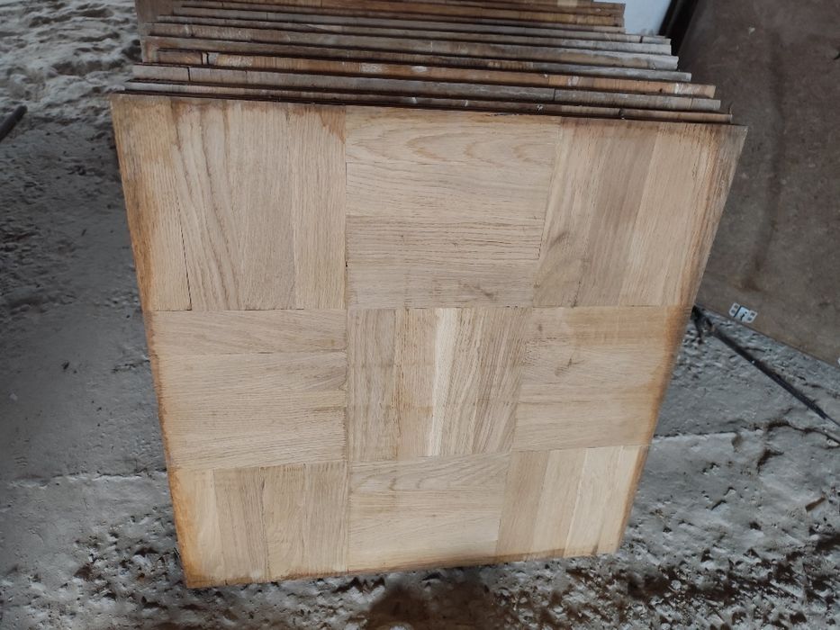 Паркет дубовий щитовий новий