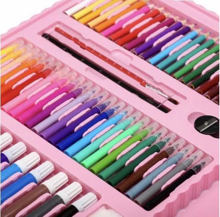 подарок Детский набор для рисования на 208 предметов