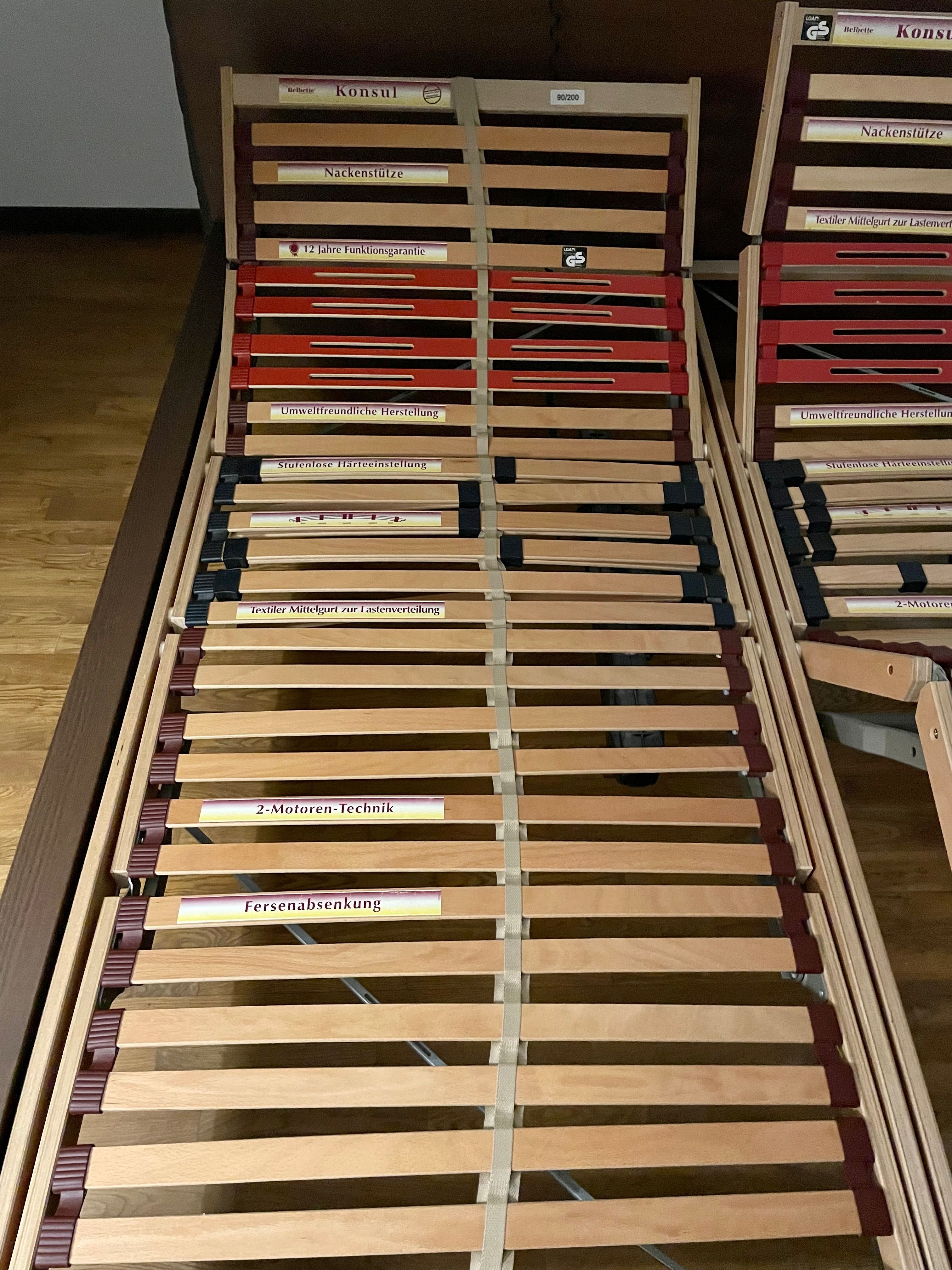 2 stelaże Konsul drewniane, reg. elektrycznie - rama łóżka Ikea GRATIS