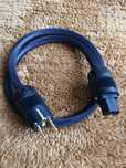 Kabel zasilający audio Audiocrast 3x2.5 mm dł 1.0m Wtyki Audiocrast.