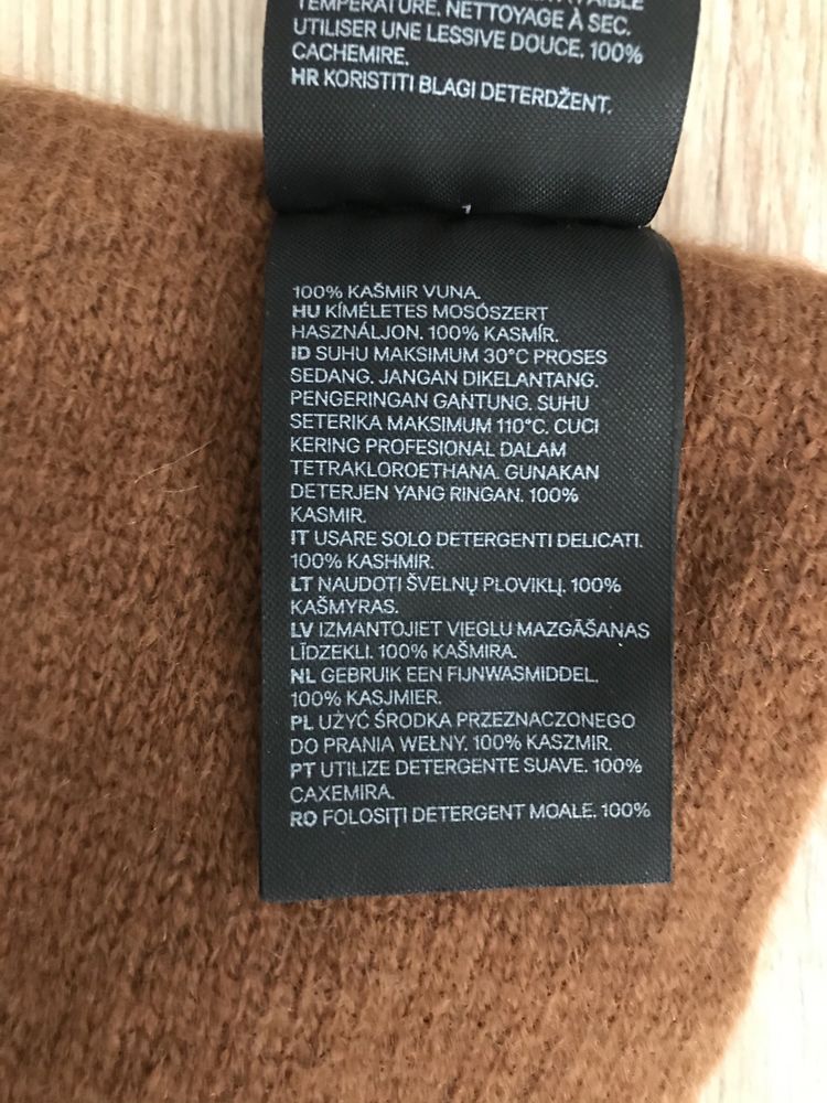 H&M opaska na głowę 100% kaszmir