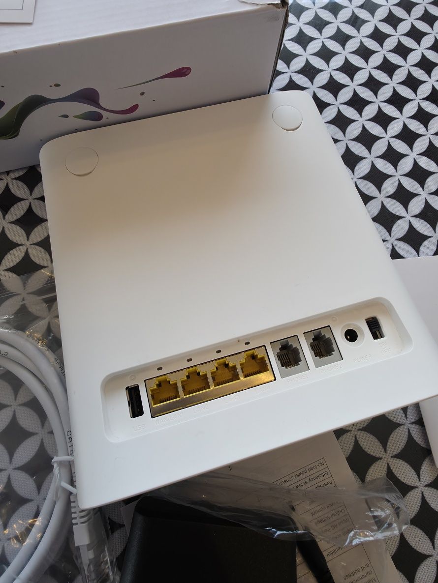 Router LTE+ 5Ghz ZTE MF286D na kartę SIM Internet agregacja 3 pasm