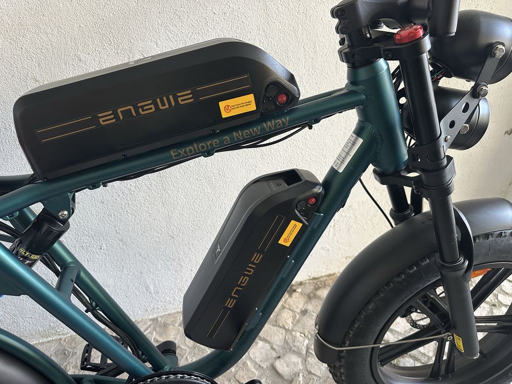 ENGWE Bicicleta Elétrica Engwe M20 - 1000W - 2 Baterias - Verde