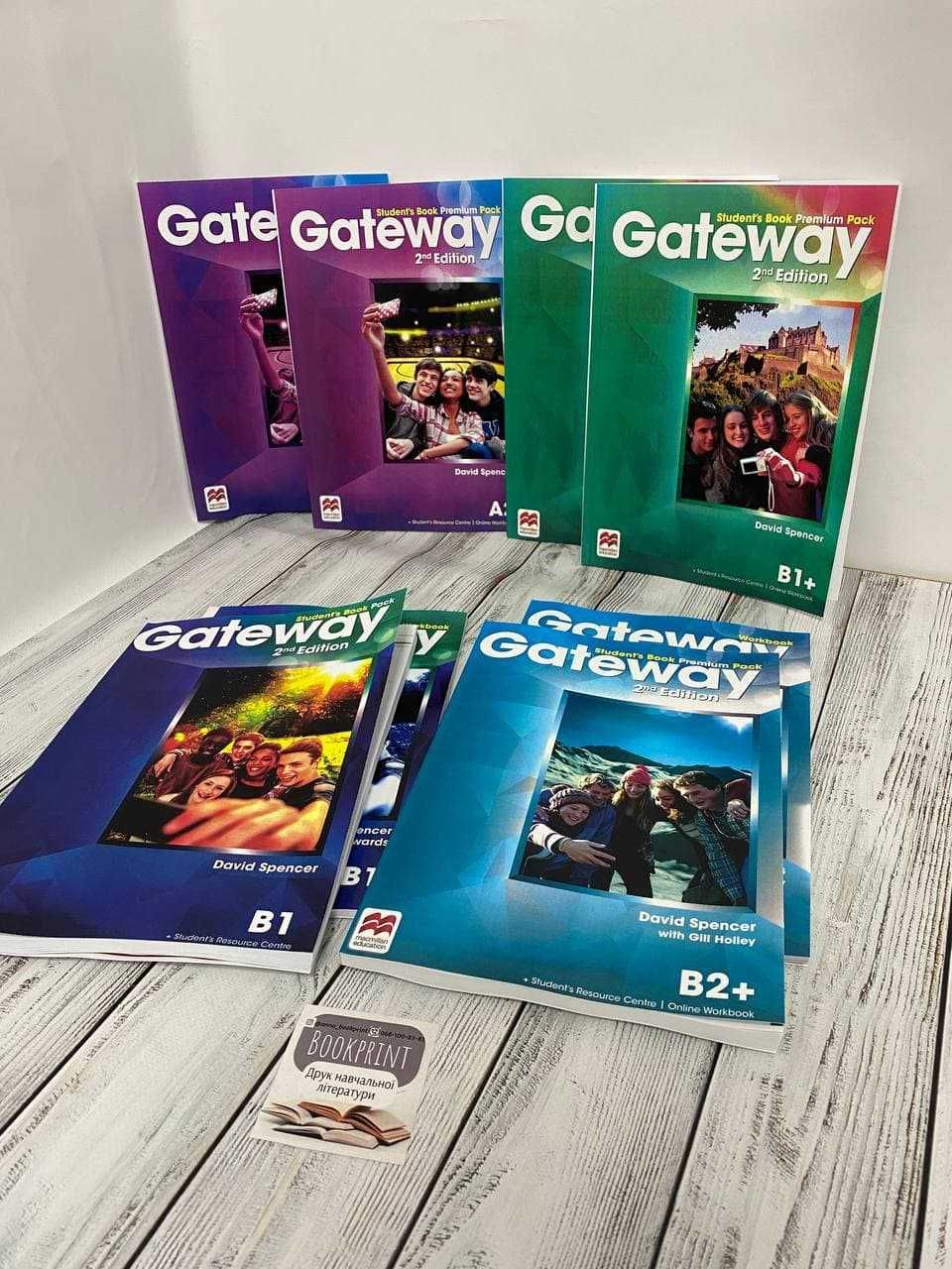 Gateway 2nd edition A2,B1,B1+,B2+ (книга+зошит)