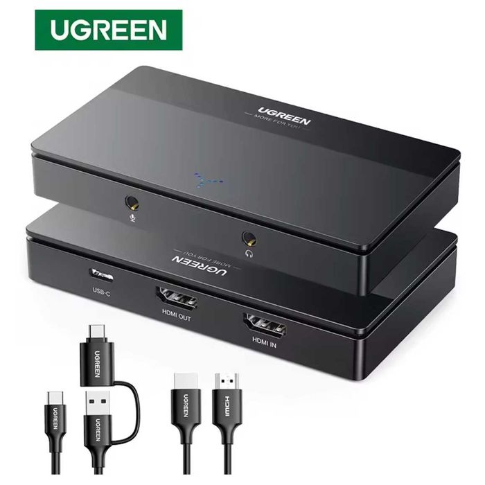 Карта Відеозахоплення UGREEN CM630 HDMI to USB/USB-C 4K/60 Гц HDMI