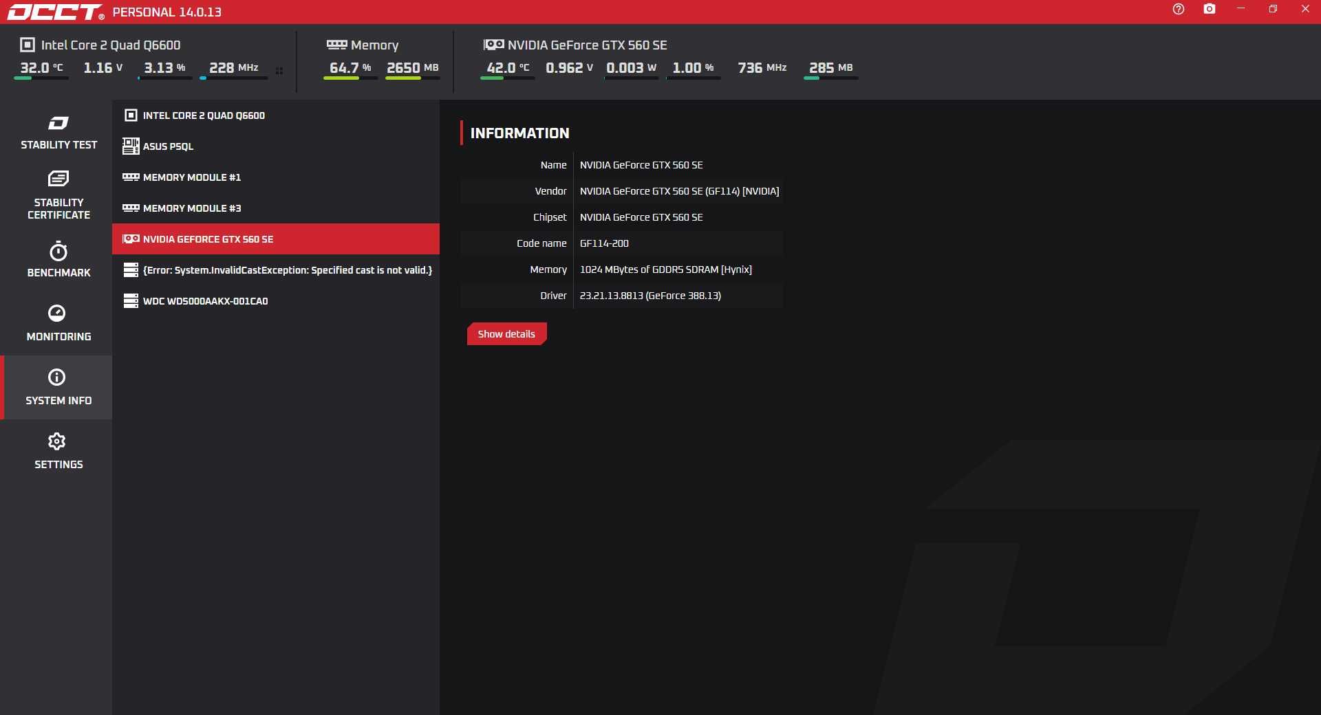 Karta graficzna Sparkle Nvidia GTX 560 SE 1GB DDR5