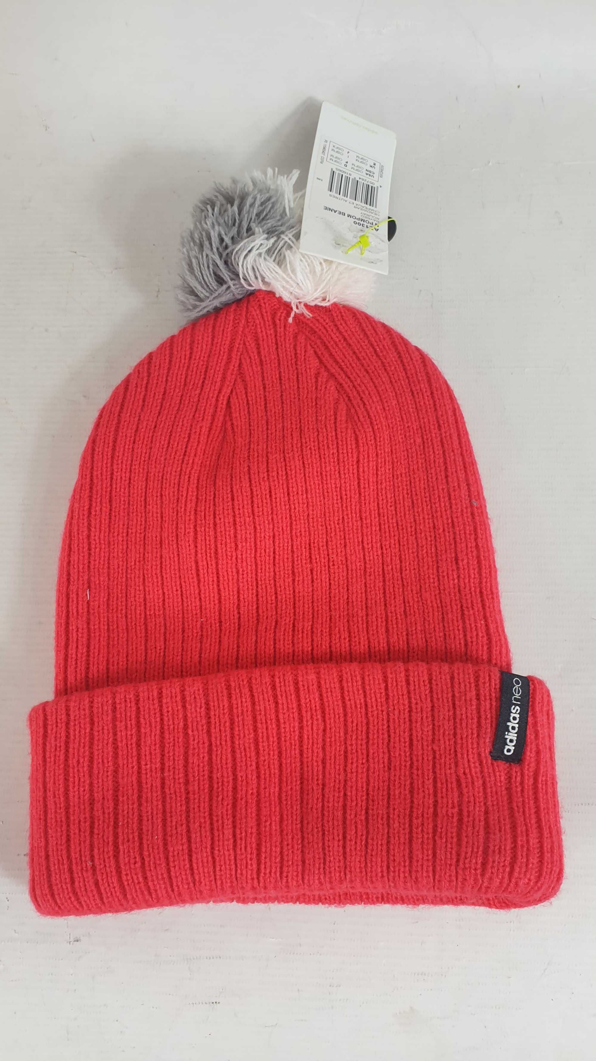 ADIDAS NEO czapka   zimowa Z POMPONEM