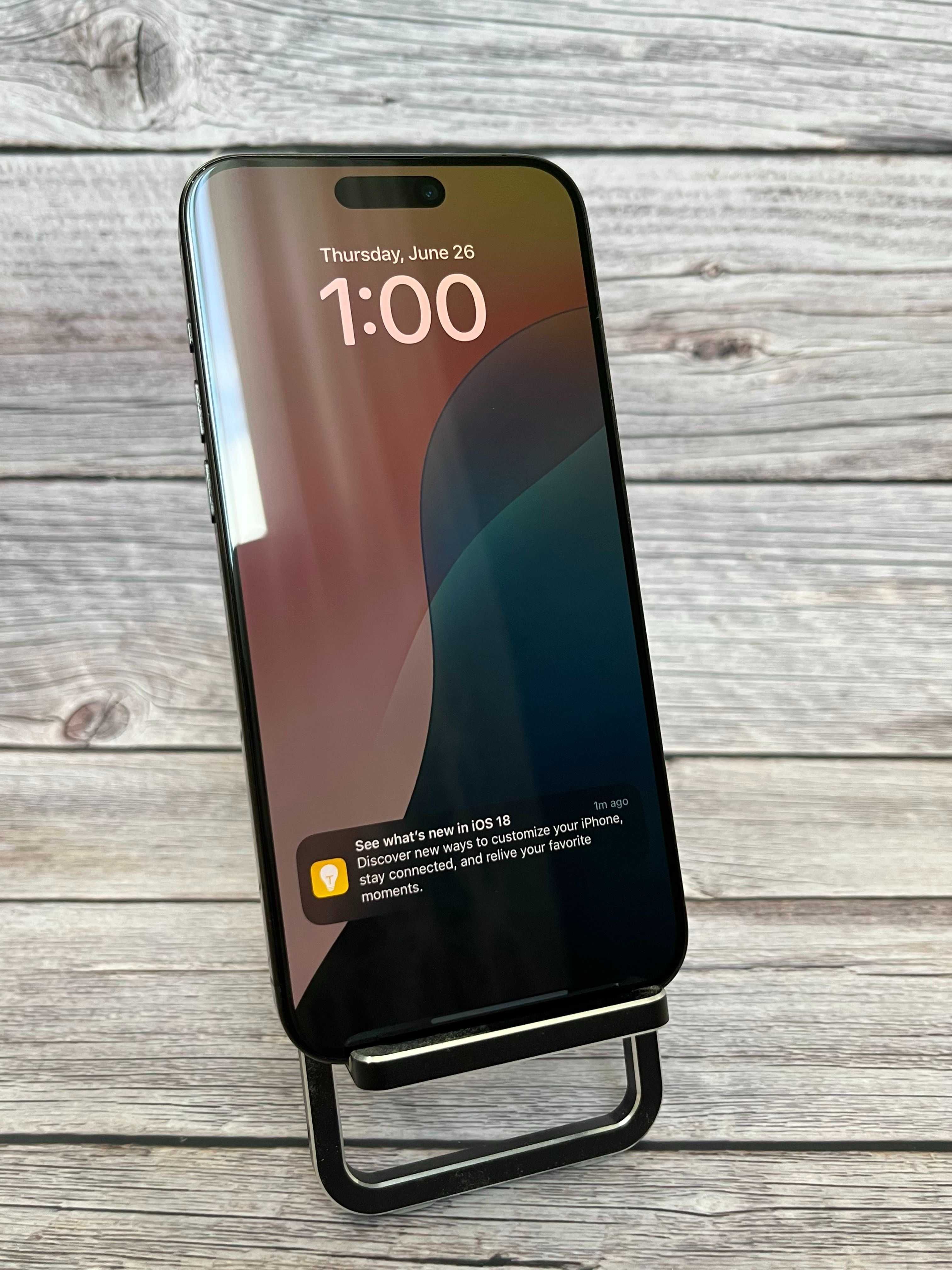iPhone 15 pro max black 1tb!!!З США!! NEVERLOCK!! 91%