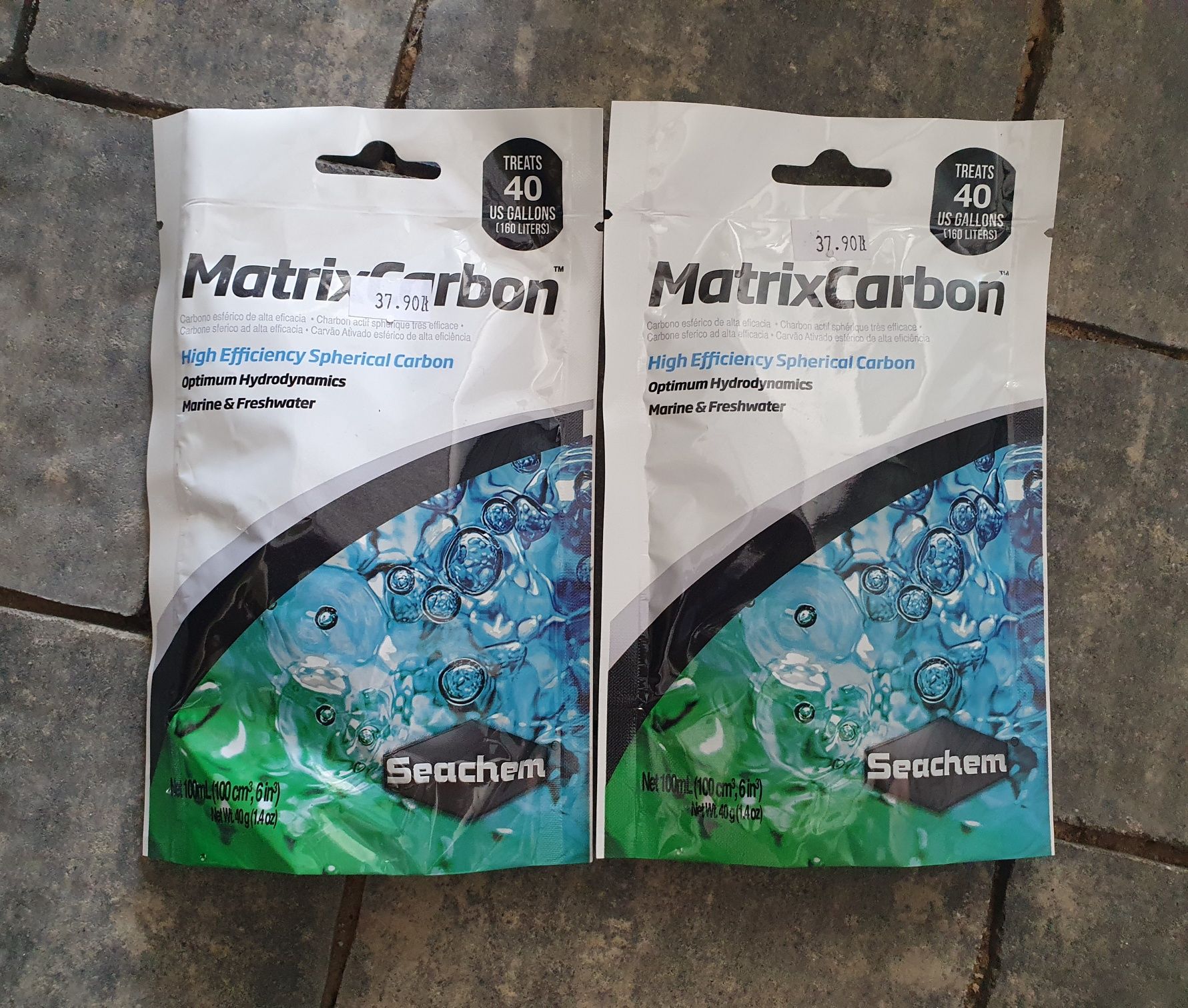 2x Seachem Matrix Carbon 100ml