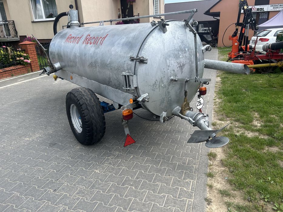 Beczka asenizacyjna beczkowóz szambiarka Record 3000l ocynk igła 4000l