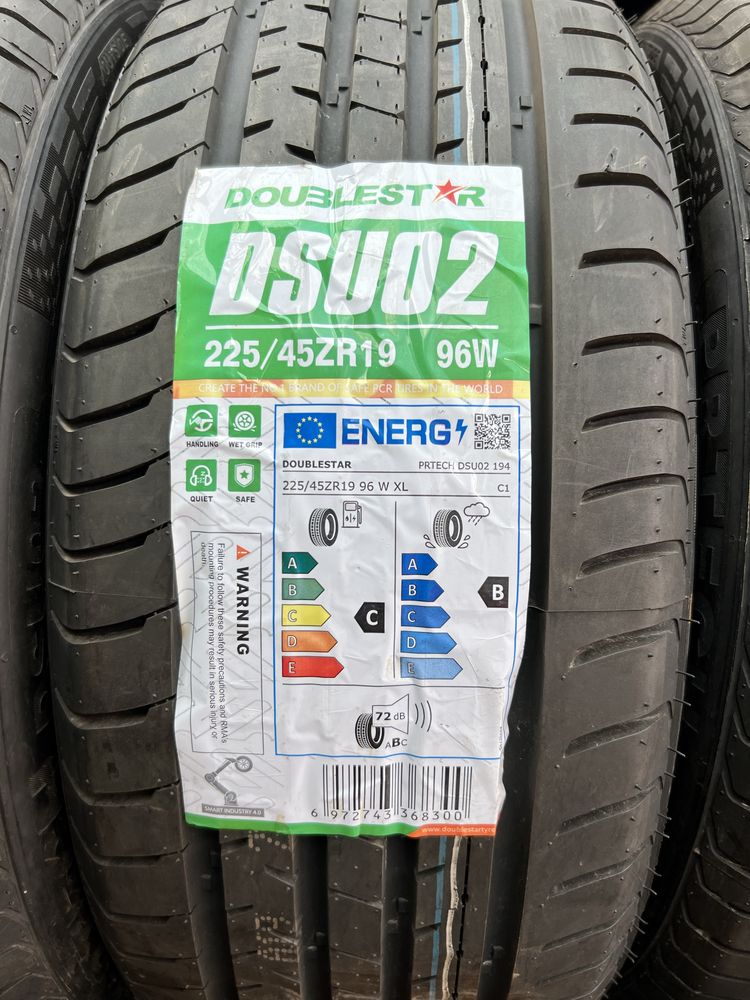 225/45R19	 Doublestar PRTECH DSU02 96W XL  шини нові літо