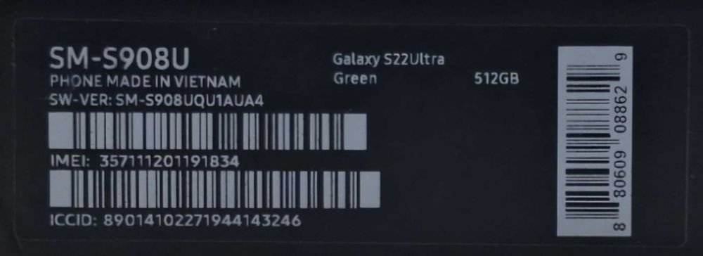 Samsung Galaxy S22 Ultra SM-S908U