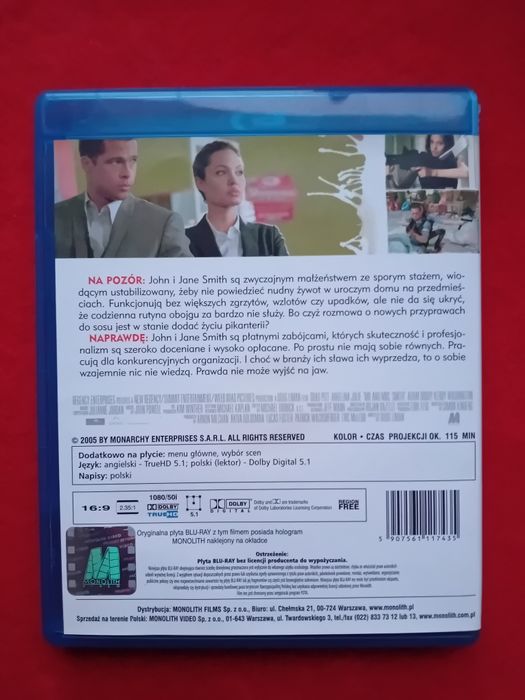Mr. & Mrs.i Smith [Blu-Ray] pl
