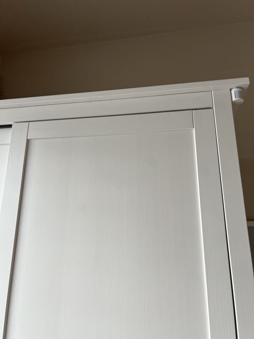 Biala szafa ikea Hemnes przesuwna sypialnia pokoj meble