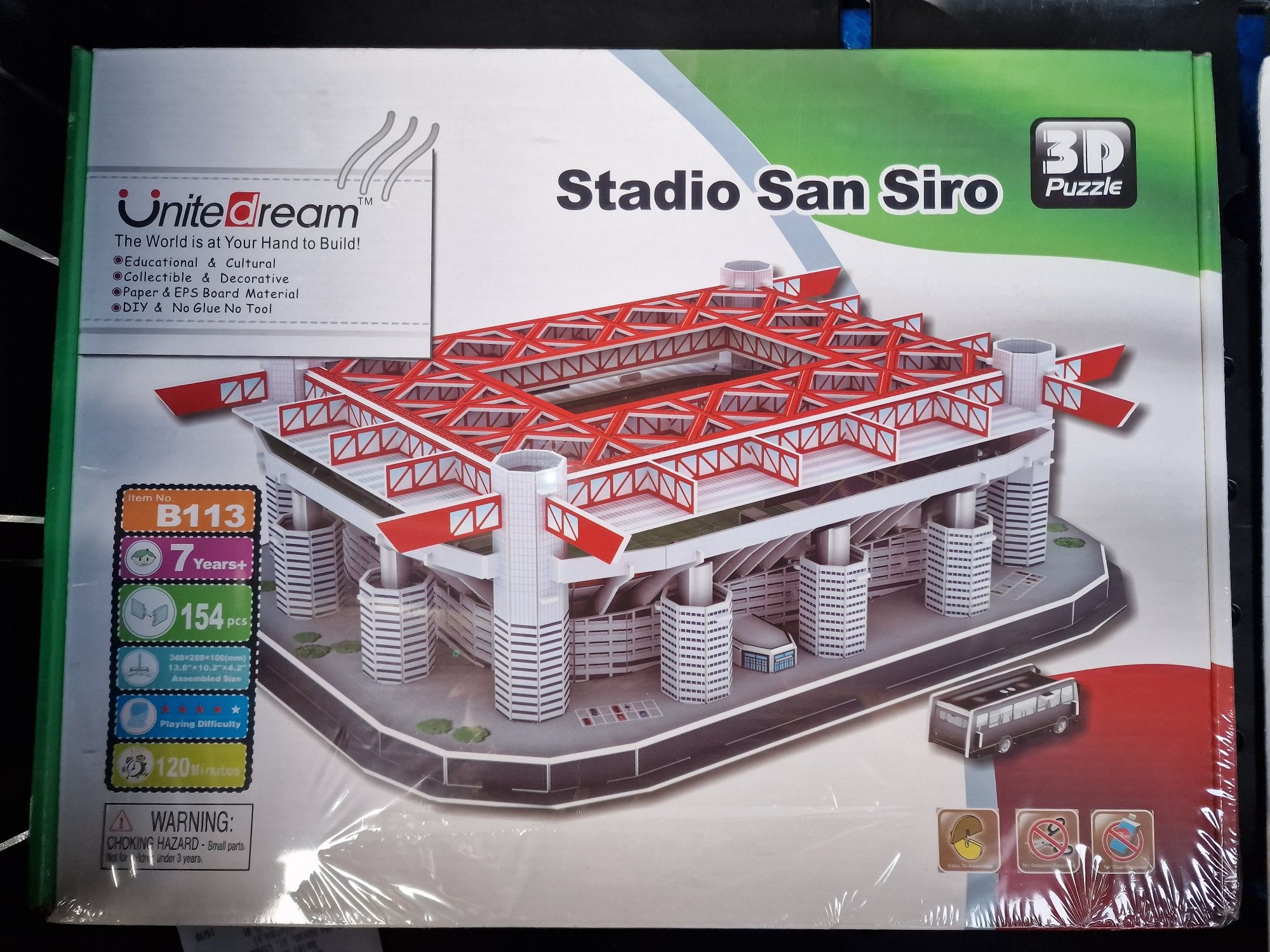 Puzzle 3D Habarri Stadion piłkarski AC Milan
