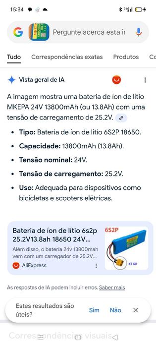 Bateria lítio 49€. Oportunidades