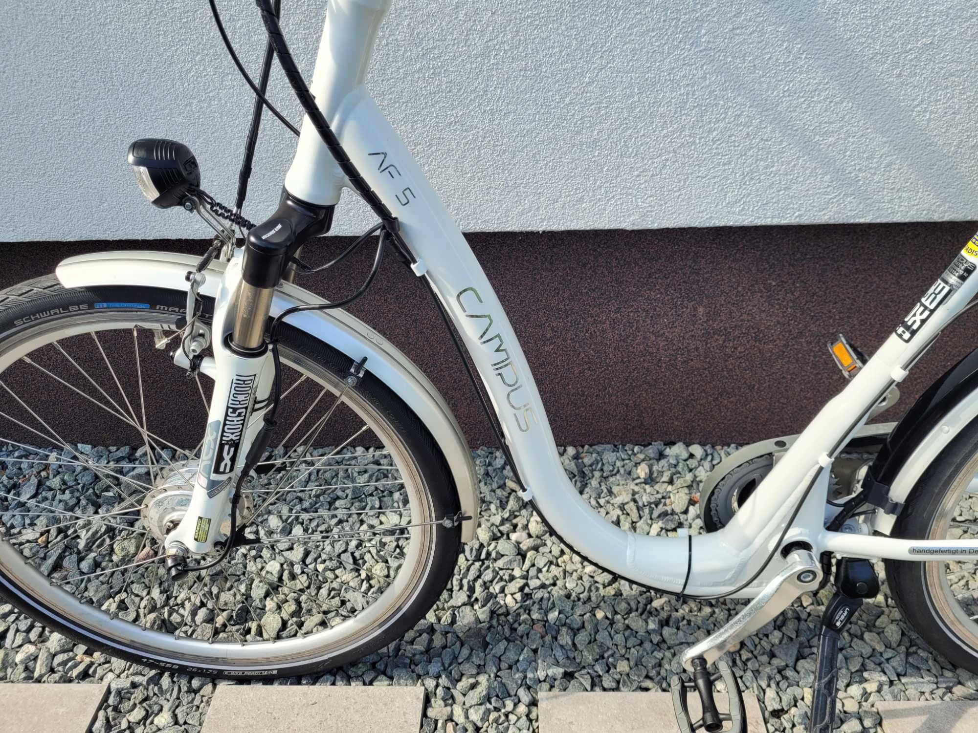 Rower damski elektryczny Campus AF 5 alu rama