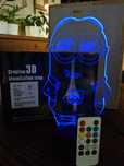 Lampka nocna dla dzieci 3D LED Minionek Creative 3D visualization lamp