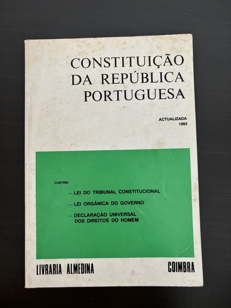 Livro - Constituicao da Republica Portuguesa