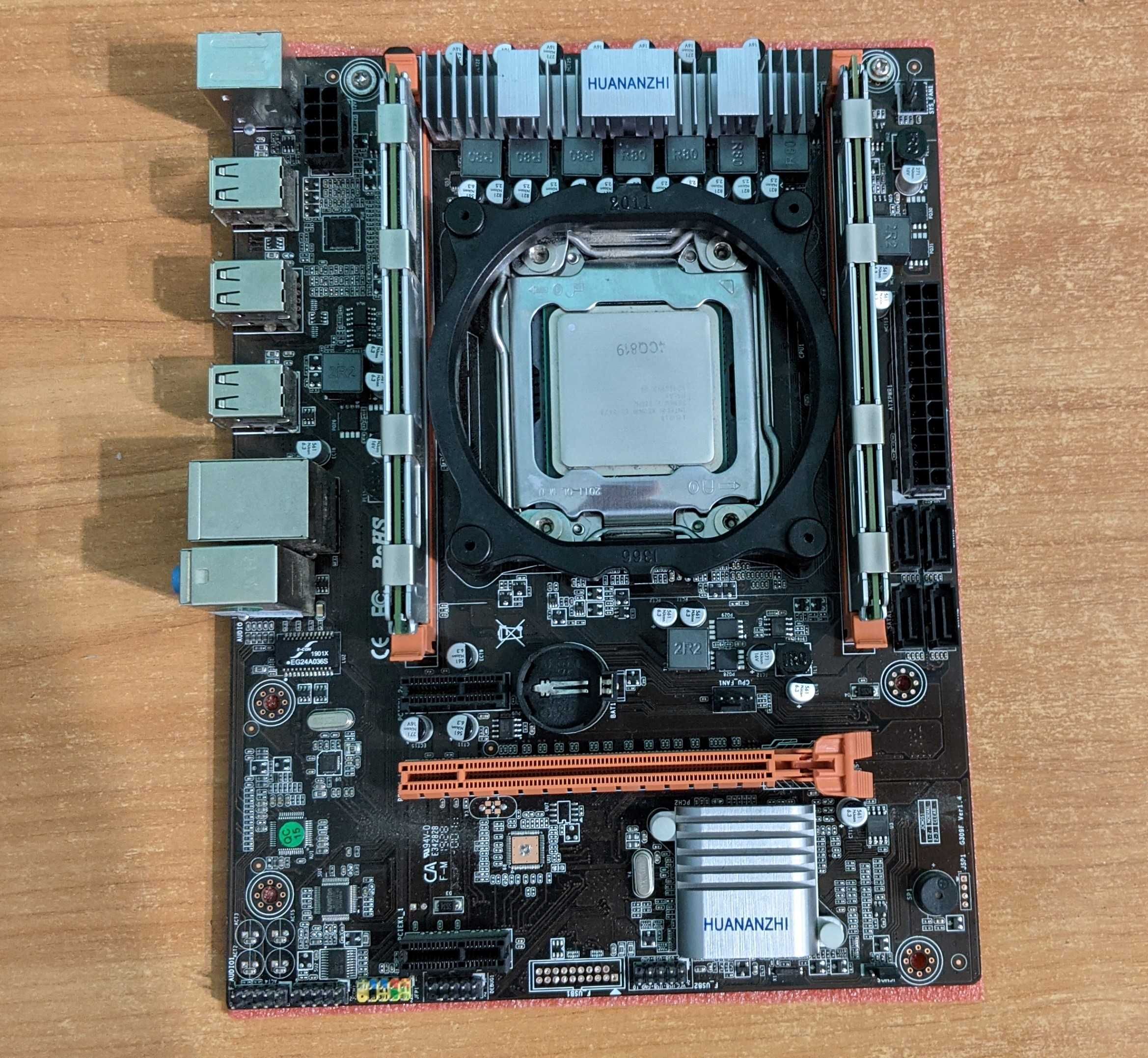 Плата LGA 2011 ddr3 16gb xeon 2620