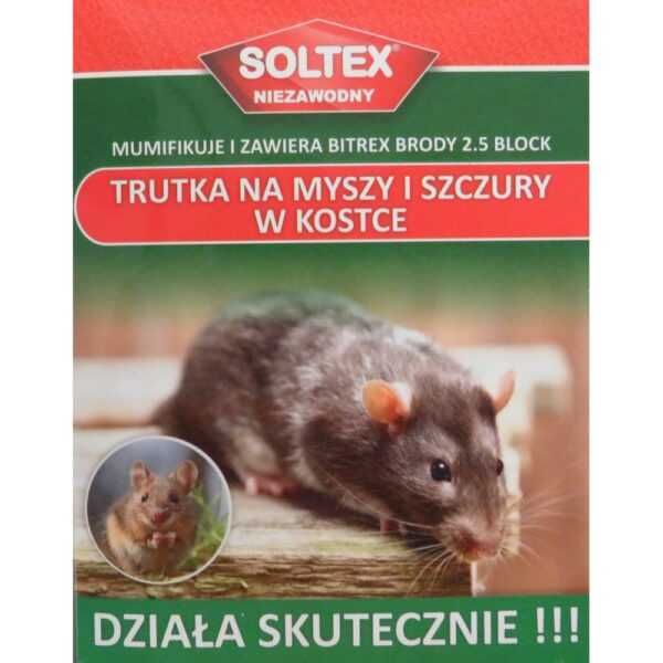 SOLTEX kostka na myszy i szczury 250 gram