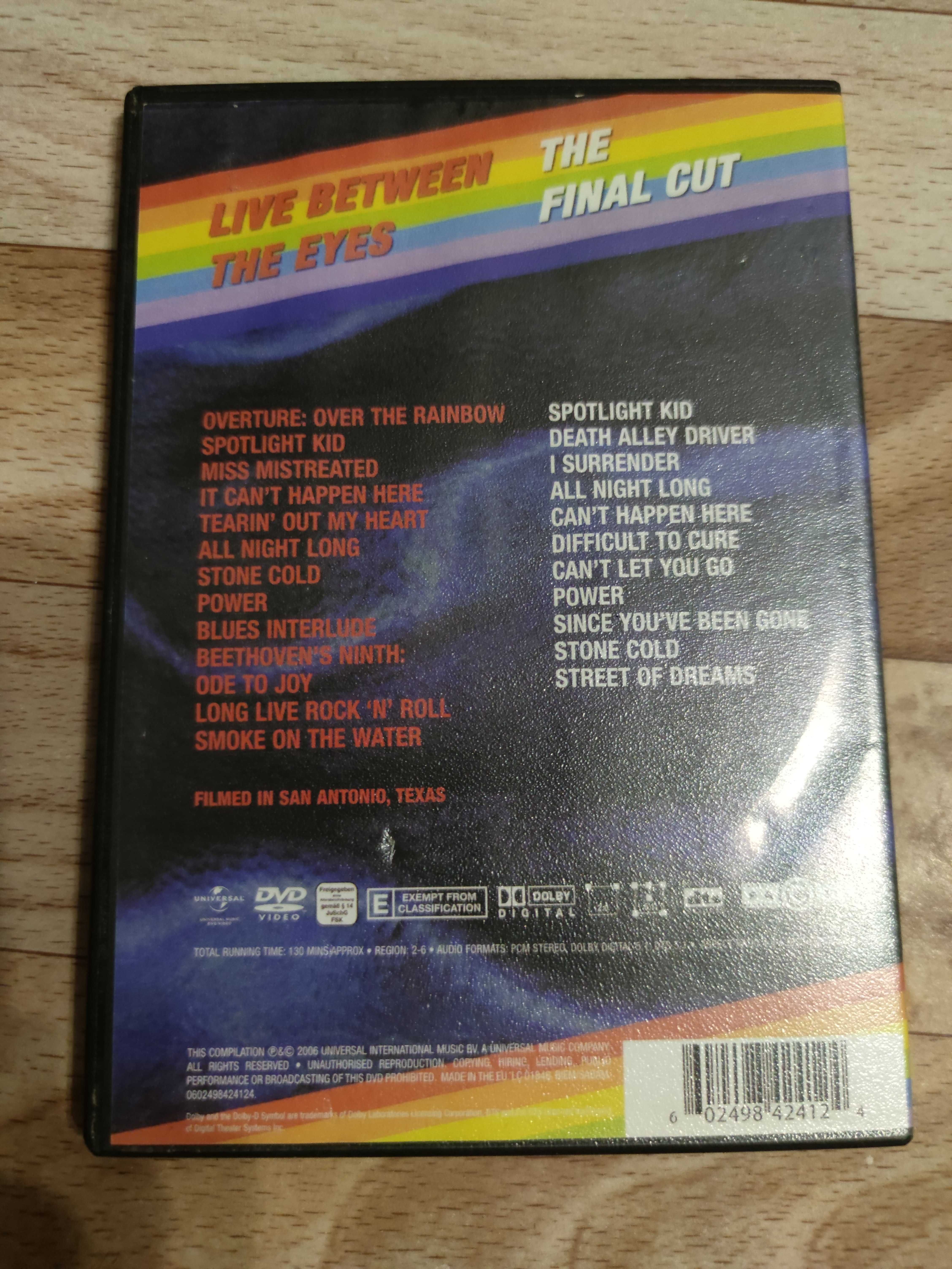 Продам DVD диск Rainbow - Live Between The Eyes / The Final Cut 2006